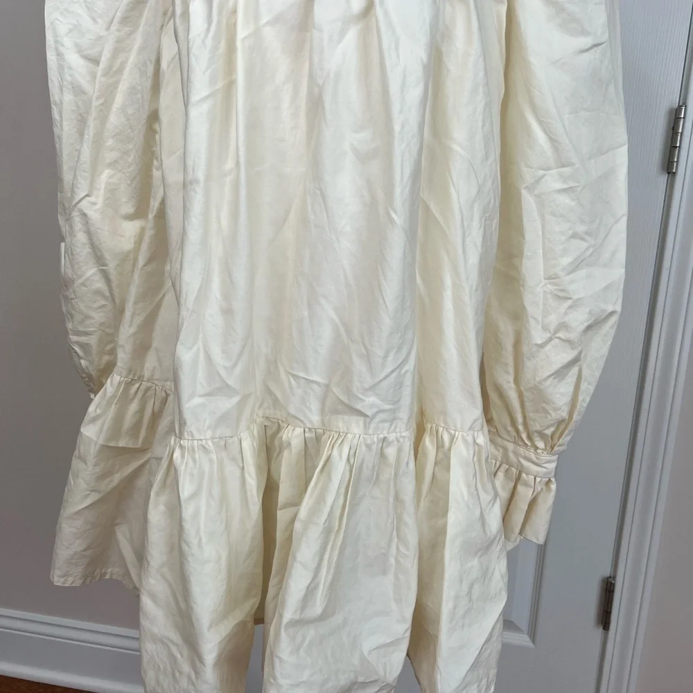 ! Avavav Firenze Cream Ruffled Mini Babydoll Dress - Picture 8 of 12